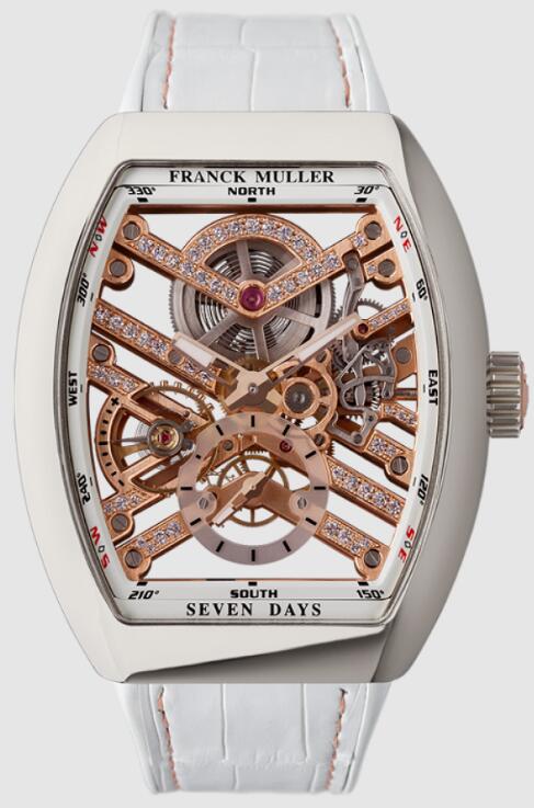 Review Franck Muller VANGUARD 7 DAYS POWER RESERVE SKELETON Replica Watch V41S6SQTMVTHDSTG AC5N